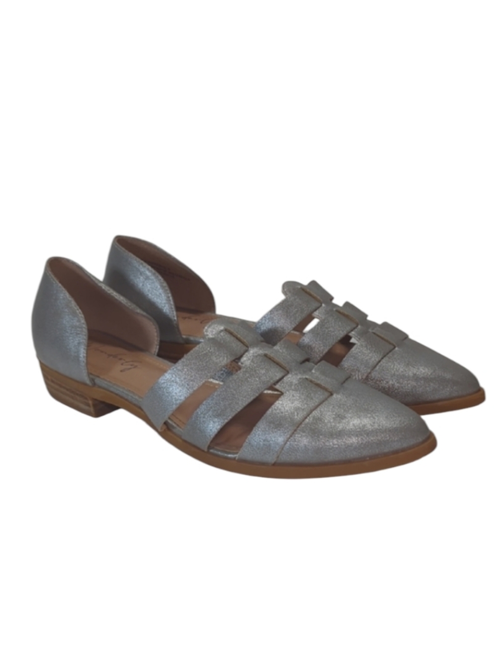 Wonderly Mabel Silver Women's Slip On Shoes Size 8